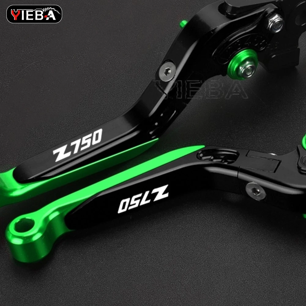 

For KAWASAKI Z750 2007 2008 2009 2010 2011 2012 Z 750 YIEBA Motorcycle Accessories Adjustable Brake Clutch Levers Handlebar Grip