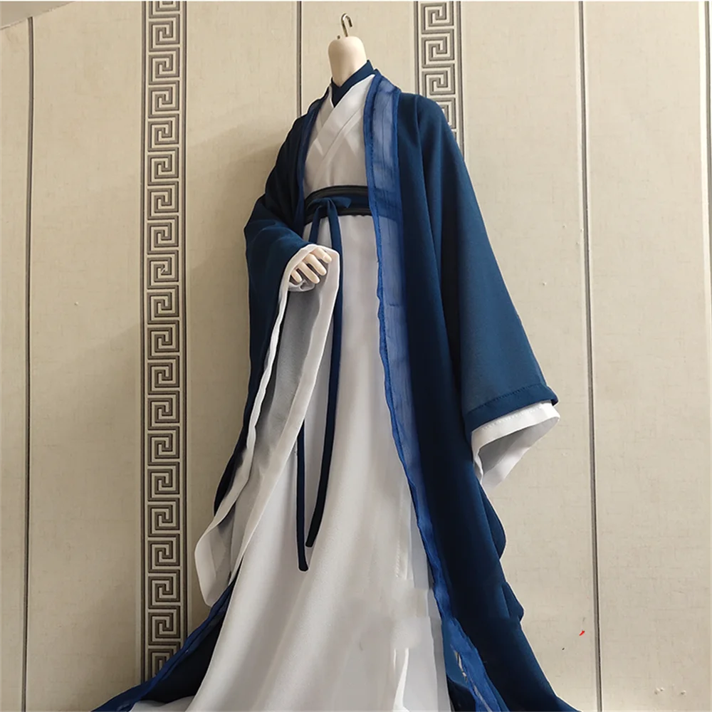 customize 1/6 Men Robe Dress Hanfu Chinese Ancient Outfit ConstumeTradition   SUit clothing Model for 12inch Action Figure Toy