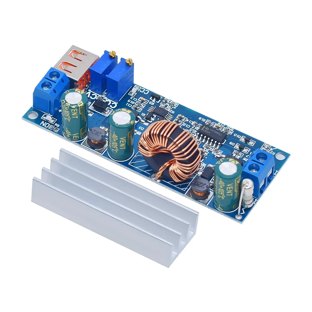 Imagem -03 - Dc-dc Step up Boost Converter com Usb Fonte de Alimentação Regulada Ajustável Módulo 224v a 330v 4a 80w cc cv 3.7v 6v 9v 12v