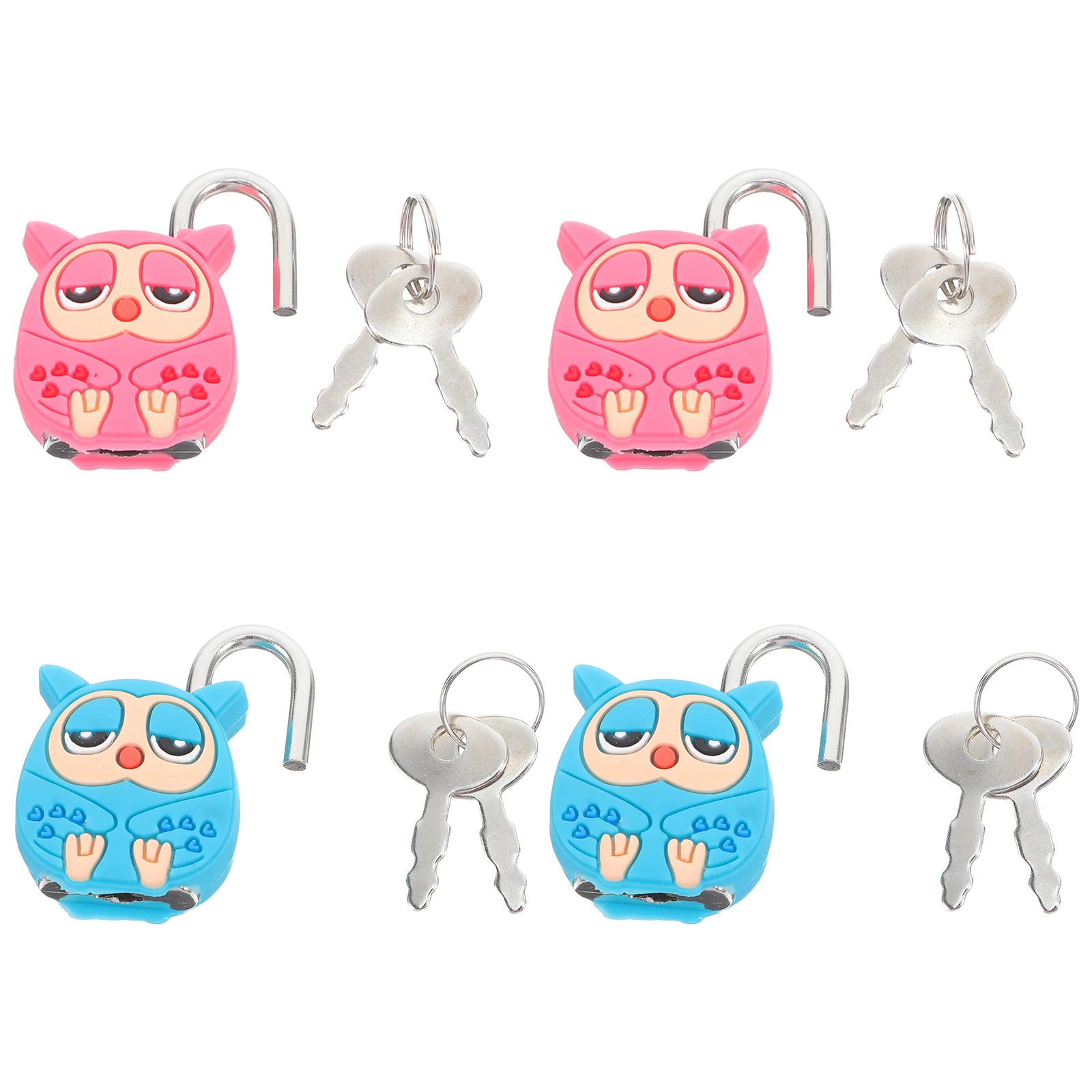 

Creative Padlock Backpack Locks for Travel Bag Mini Cabinet Tiny Gym Locker Padlocks Key Bags Diary Book