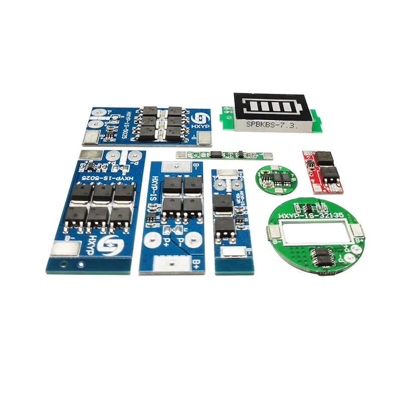 도매 3.2V 3.7V 1S BMS 2.5A 3A 4A 5A 10A 12A 16A 25A 18650 Lipo/Lifepo4 이온 배터리 용 배터리