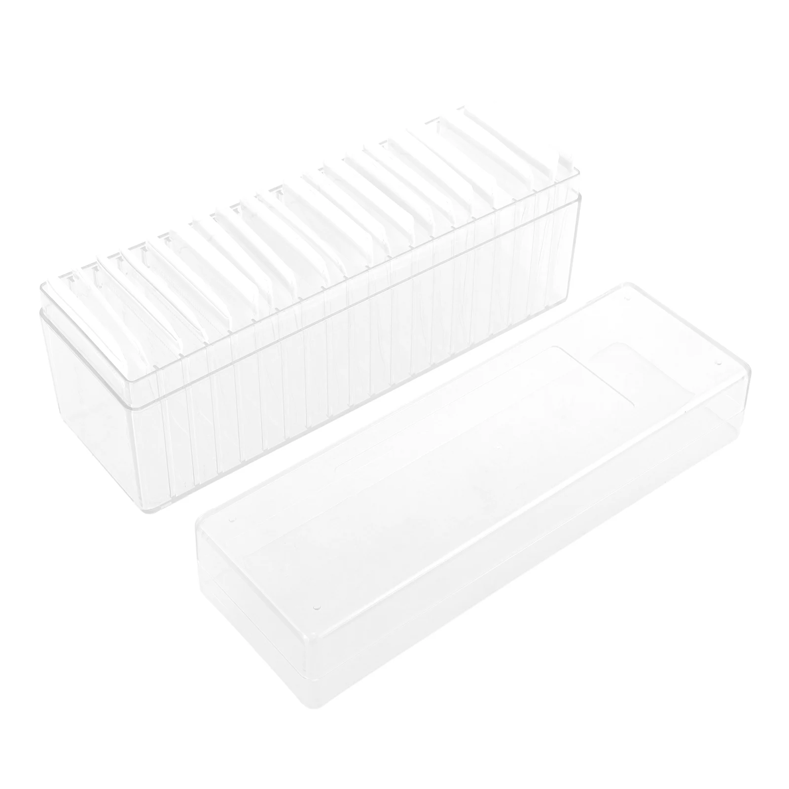 

Jewelry Storage Box Clear Plastic Anti Tarnish Earring Boxes Holder Travel Necklace Bracelet Ring Case ganizer Portable