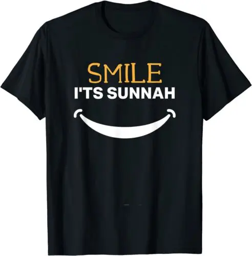 

Smile Its Sunnah Islamic Muslim Design Great Gift Idea T-Shirt S-5XL