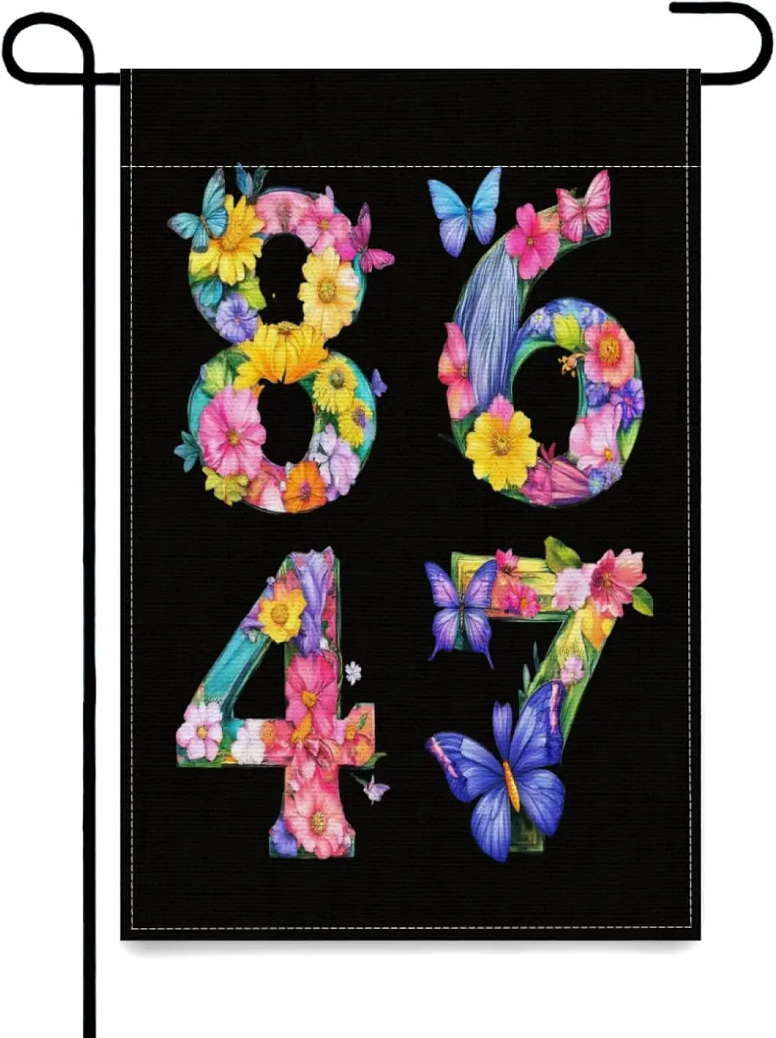 Funny 86 47 Resist President Human Rights 8647 Garden Flags,12x18 Inch Double Sided Yard Flag Banner for Outdoor Decor for F WZZ