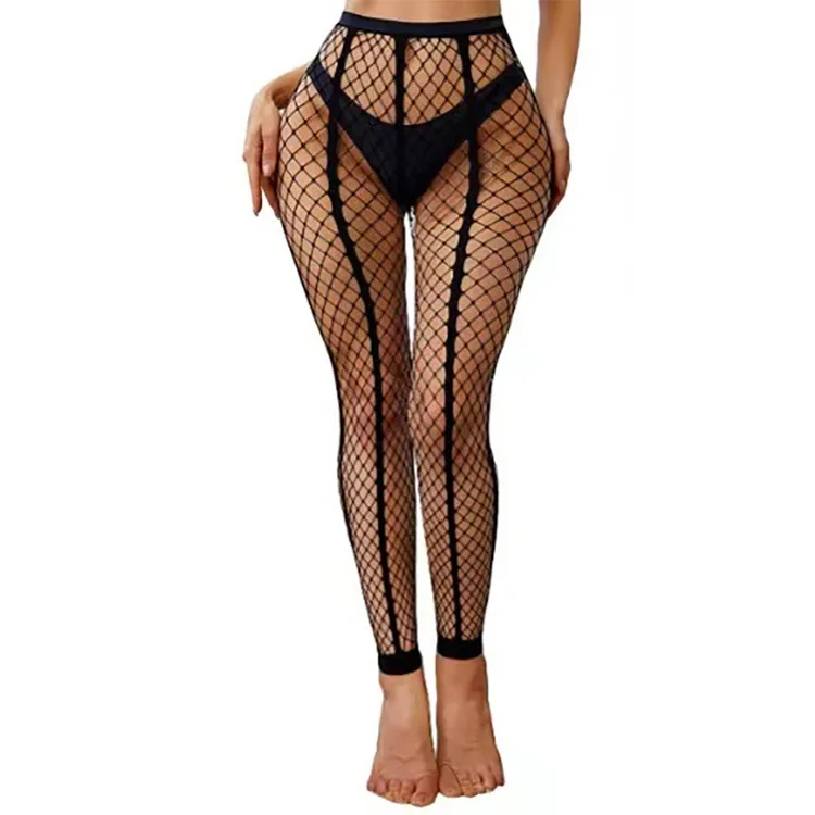 Mulheres listradas meia-calça festa clube fishnet collants luxo calcinha noite carnaval meia-calça magro alta elasticidade pantys mujer