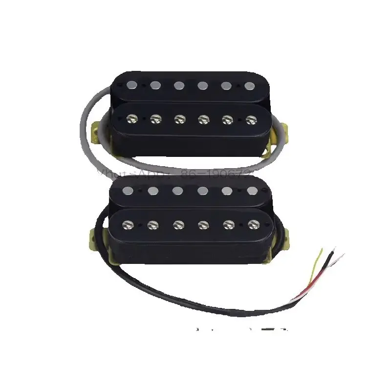 High Quality High-power Pickup 6 Fixed 6-sonic Electric Guitar Dual Unit, Pickup Zebra Black and White