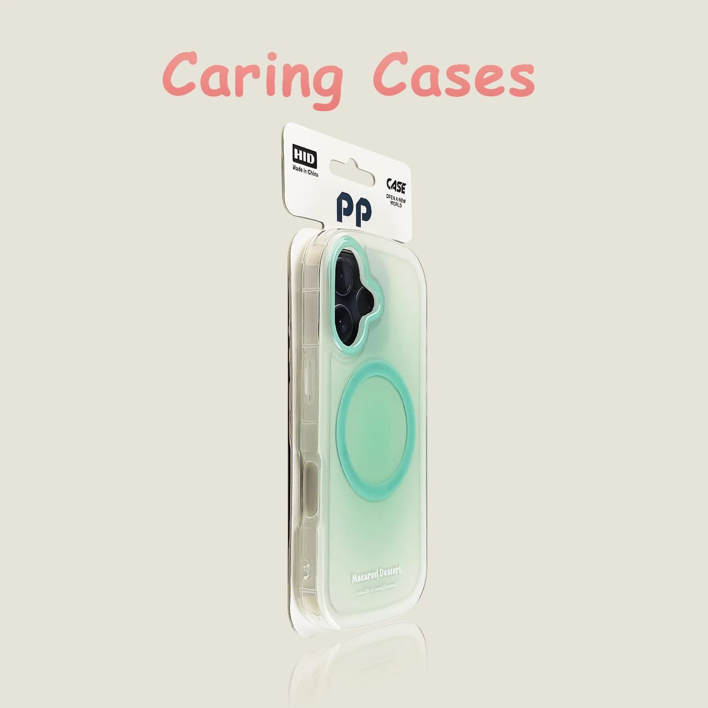 Matcha-Grüne Magnetische Hülle für iPhone 18 Pro Max, Farbverlauf, Transparent, Stoßfest, Premium, Kompatibel mit iPhone 17 16 15 14 13 12 – Detail 2