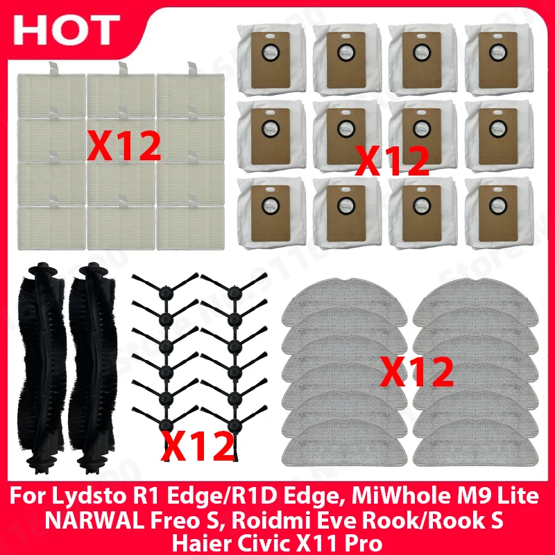 para-lydsto-r1-edge-r1d-edge-miwhole-m9-lite-narwal-freo-s-roidmi-eve-rook-rook-s-haier-civic-x11-pro-escova-filtro-e-saco