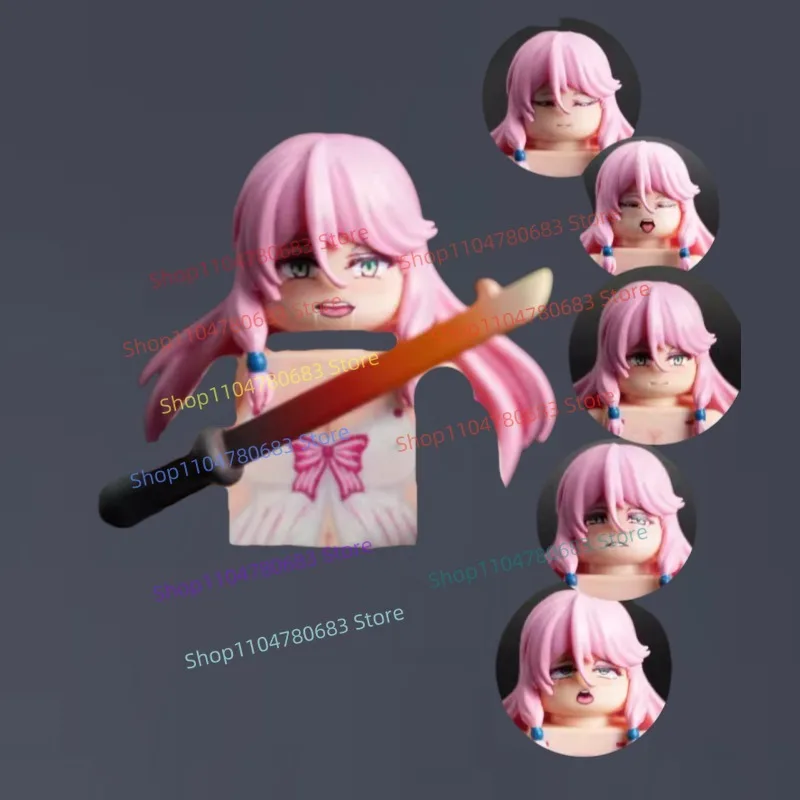 

MOC Building Blocks Minifigure White-Dress Long-Sword Girl Assembly Model Cartoon Anime Action Figure Toy Children's Gift