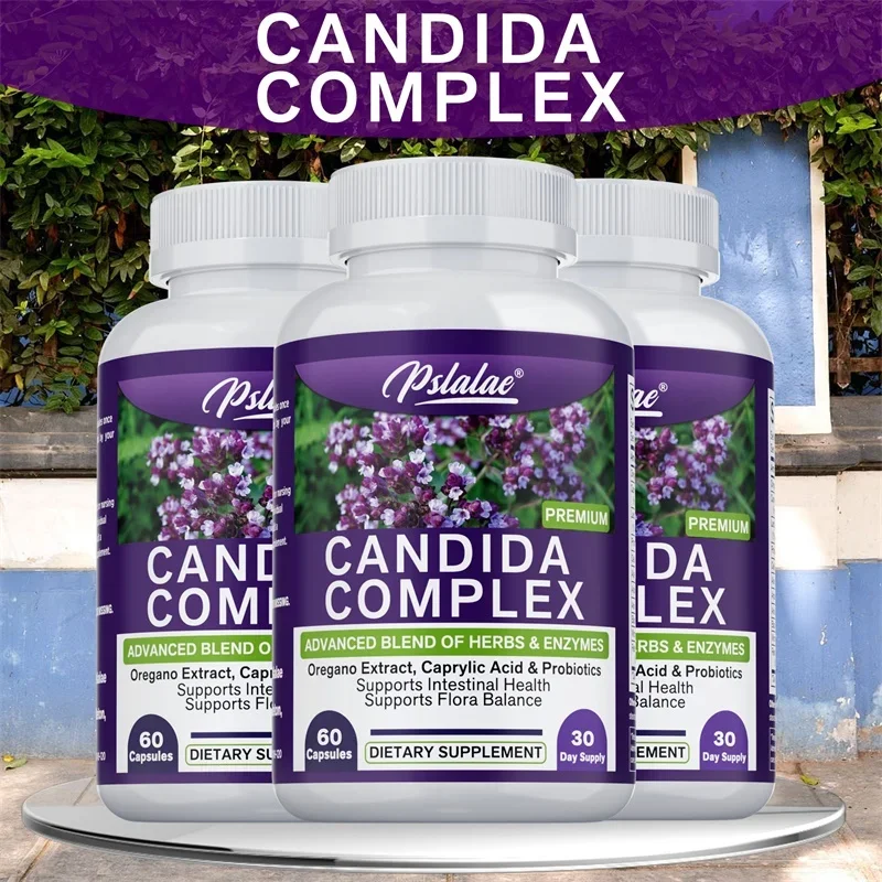 

Potent Garden Candida Complex - Probiotics and Oregano Leaf Extract for Better Digestion, Gut Cleansing and Immunity