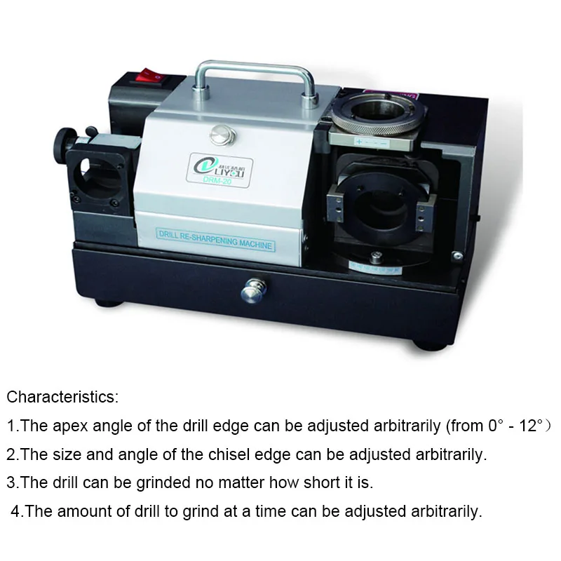 2-20mm Drill Bit Grinder Drill Sharpener Machine Drill Grinding Machine Automatic drill sharpener