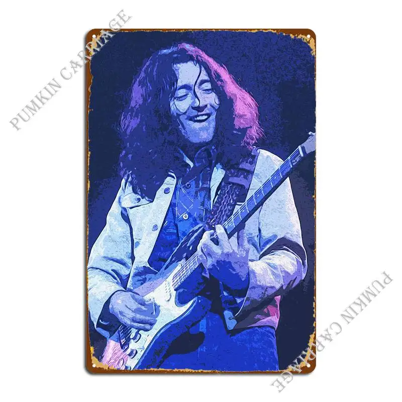 Rory Gallagher Metal Sign Cinema Club Wall Decor Classic Tin Sign Poster