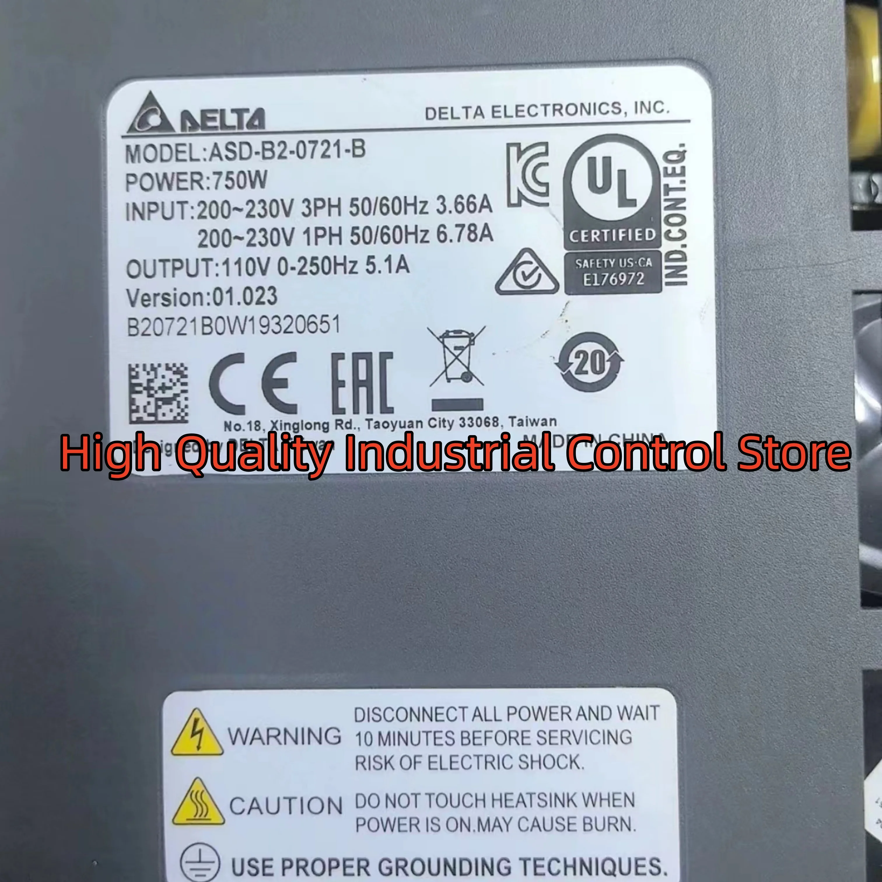 

ASD-A2-0721-L ASD-B2-0721-B Новый сервопривод оригинал