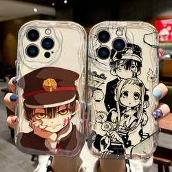 Anime Toilet-Bound Hanako Cover For Apple iPhone 15 14 13 12 11 Pro X XR XS Max Plus 8 7 Plus SE Wave Oil Phone Case