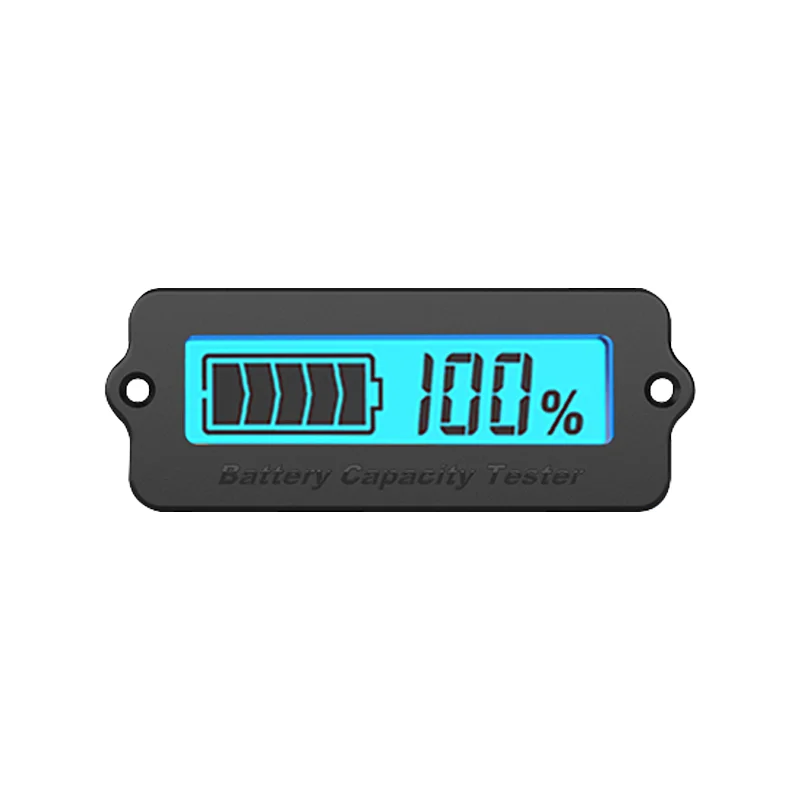 12V LY6W Lead Acid Battery Capacity Indicator Blue Green LCD Digit Display Meter Lithium Battery Power Level Detector Tester