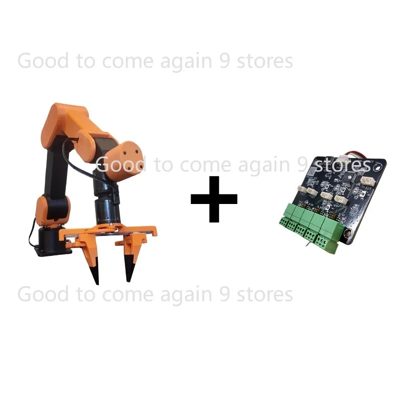 EduLite A3 6 Axis Robotic Arm Complete Power Kit Open Source Desktop Programmable Robot Manipulator for STEM DIY Project