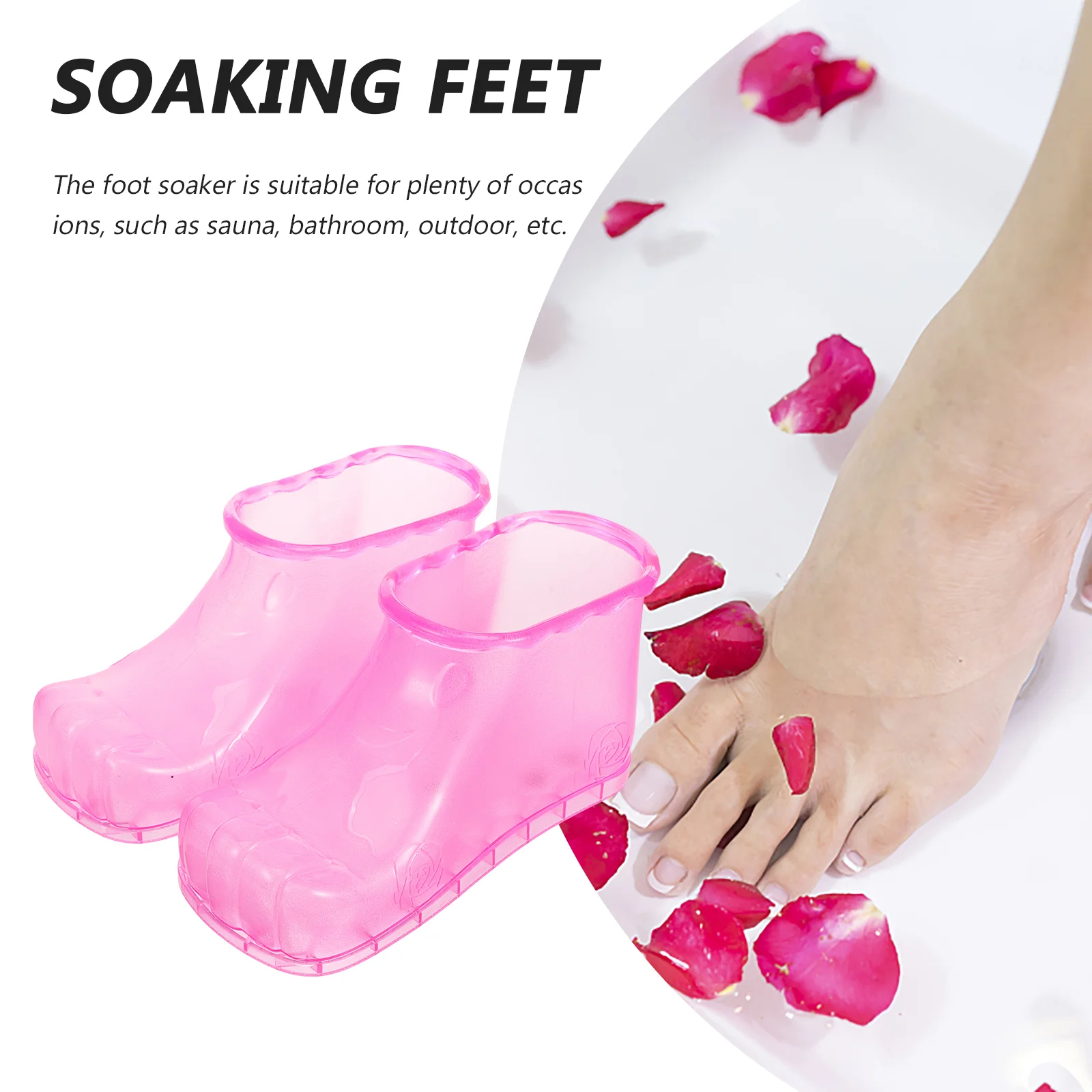 Massage Foot Bath Shoes Foot Soaking Shoes Foot SPA Shoes Plastic Foot Soak Tub Foot Soaking Bucket Foot Bath Boot