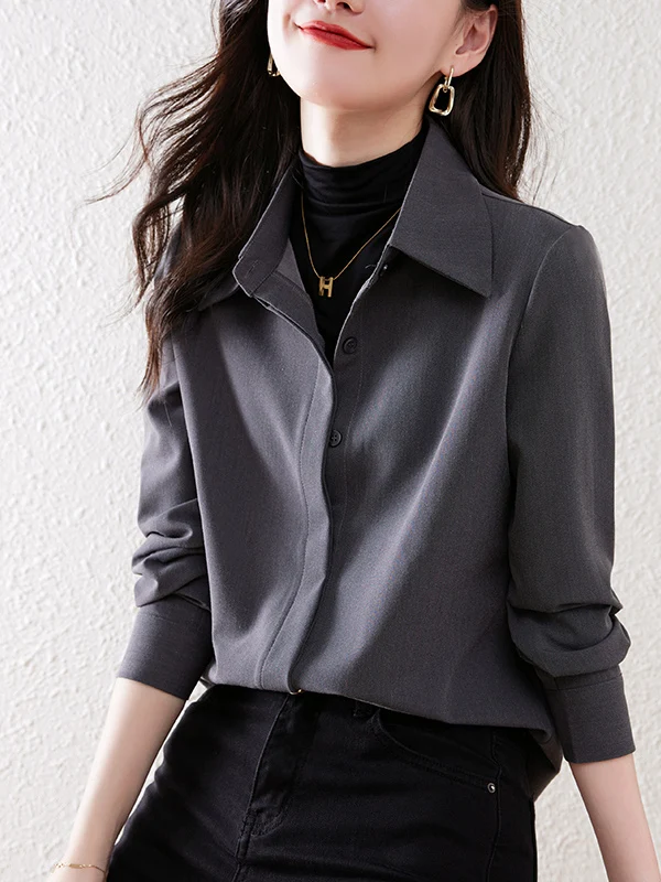 

Faionable Thiened женский топ Irt Cover для похудения на животе, ранняя осень-зима, элитный женский топ на пуговицах с длинным светом