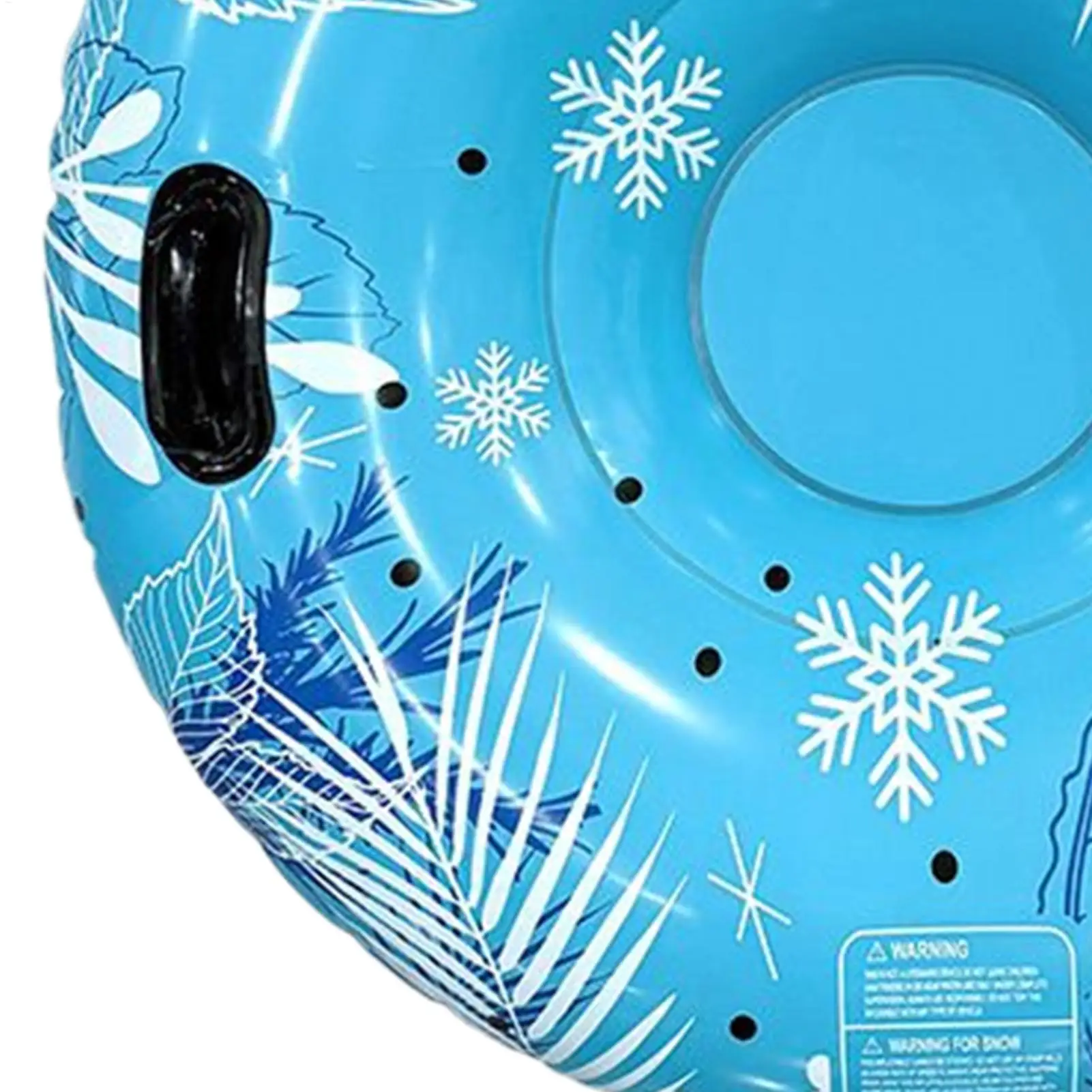 Tubo da neve per bambini gonfiabile per sport all'aria aperta resistente al freddo per slittamento per parco giochi in cortile, pattinaggio in giardino, sci