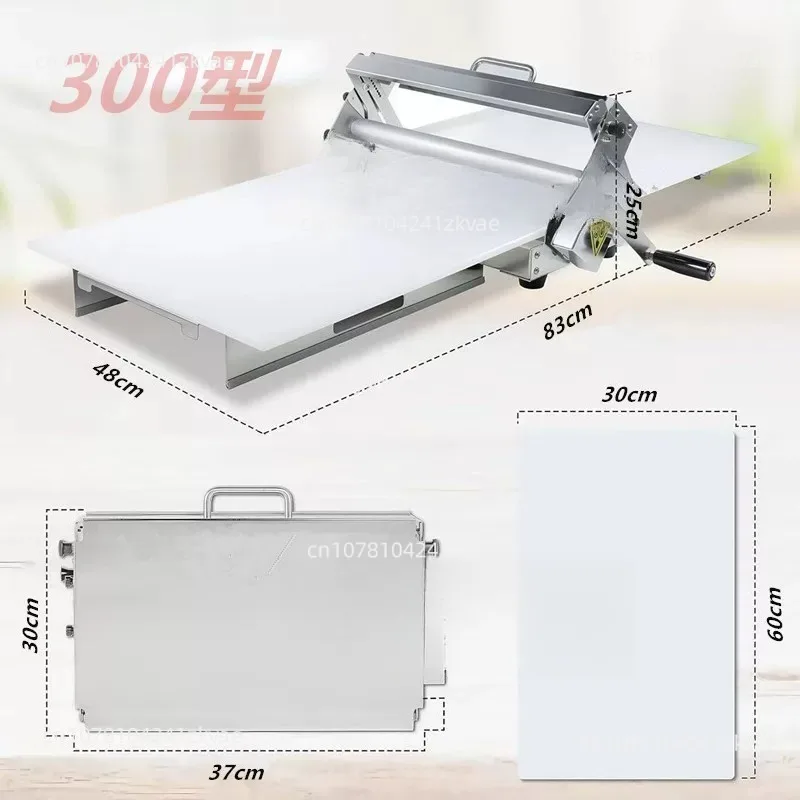 Household Desktop Manual Pastry Machine, Hand Crank Foldable Croissant & Tart Shell Maker, DIY Dough Press Tool