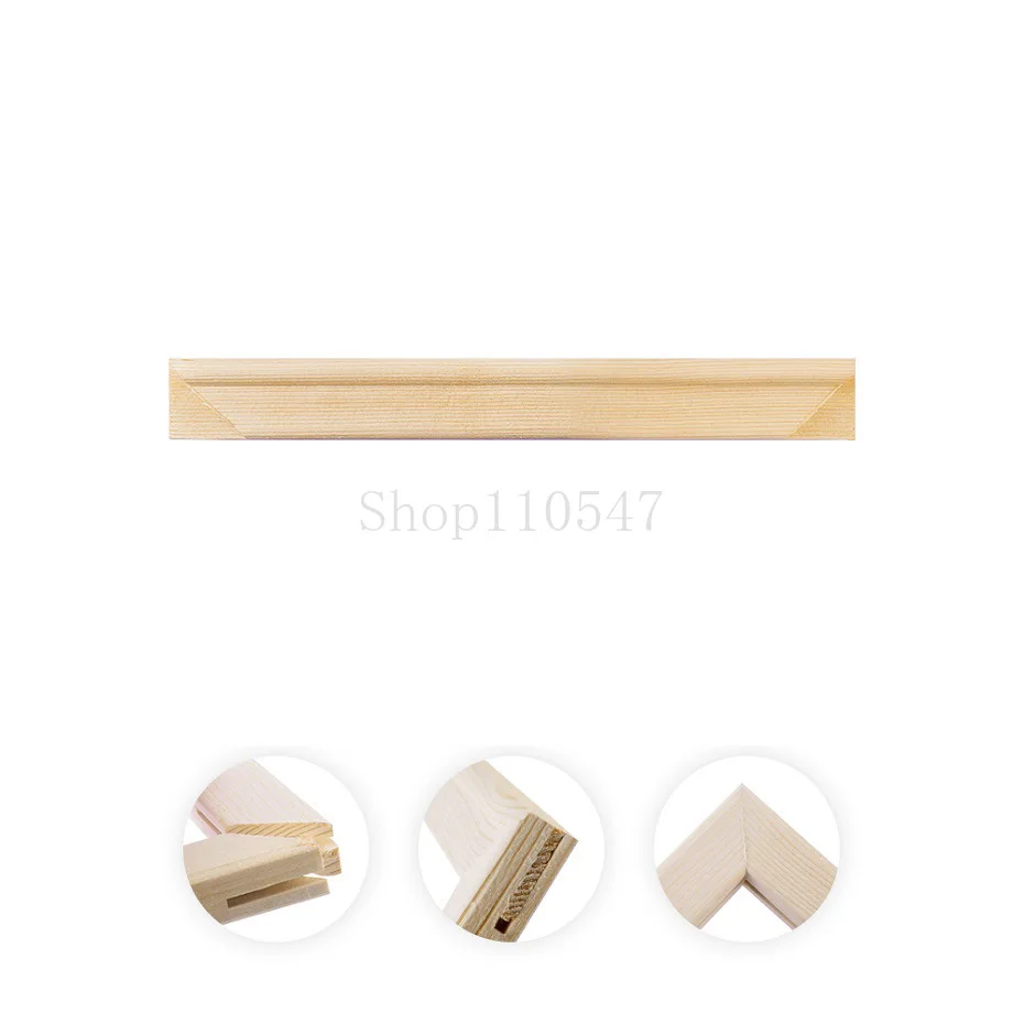 DIY Square Wood Frames 20cm 25cm 35cm 40 Canvas Oil Painting Frames Wood Frame for Diamond Painting Wall Art Frame Customizable