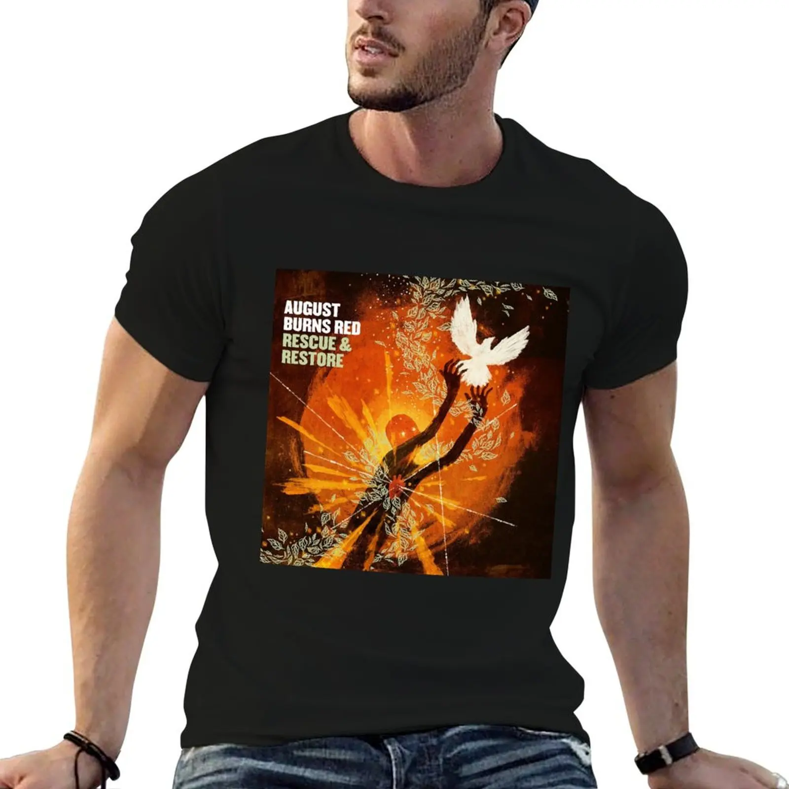 Rescue restore T-Shirt Novelty Print Casual Tee Shirt