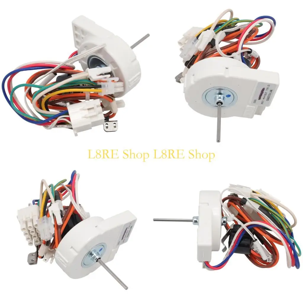 

L8RE комплекты для ремонта вентилятора холодильника 12 В двигатель вентилятора испарителя холодильника для замены W11032800 в