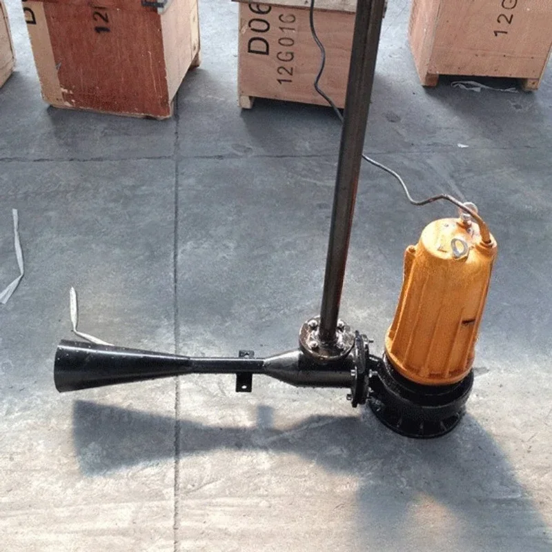 Flared enhanced aerator, non-clogging jet aerator, deep water self-circulating aerator