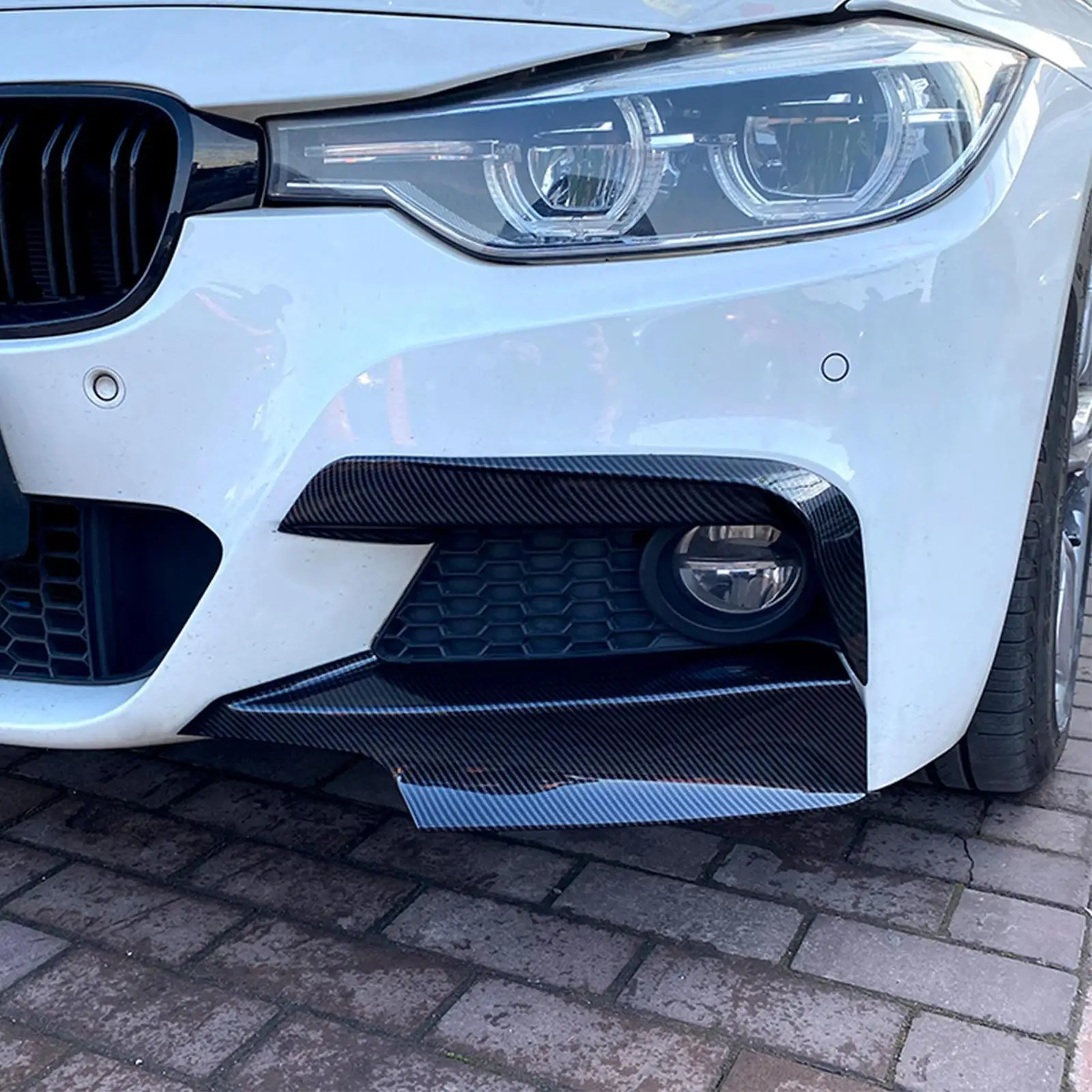 Gloss Performance Front Bumper Lip ABS Accessory Front Surround Replacement for 3 Series F30 F31 M Pack 2013-2019