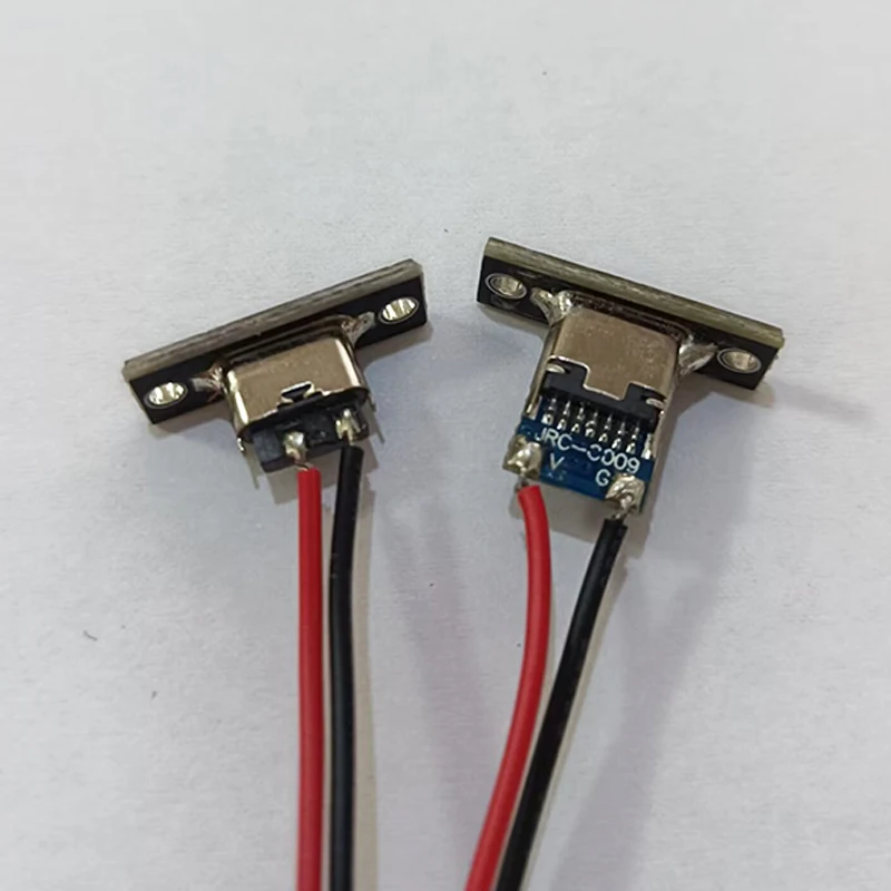 TYPE-C 2Pin Female Socket With Fixed Board Cable USB ConnectorC Port Small Electrical Appliance DIY Modification Charging Cable - view 4