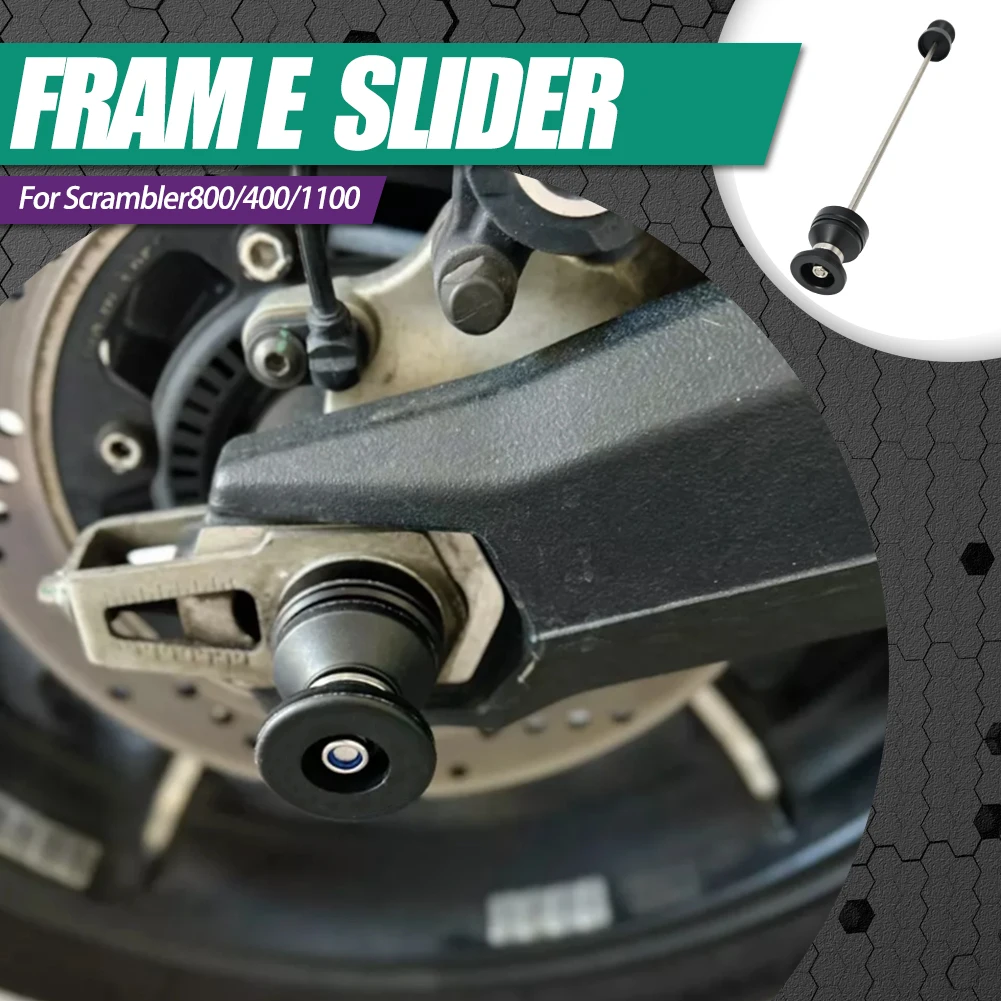 

For Ducati Scrambler 400 800 1100 Monster 696 795 797 Motorcycle Swing Arm Rear Swingarm Sliders Spools Paddock Stand Bobbins