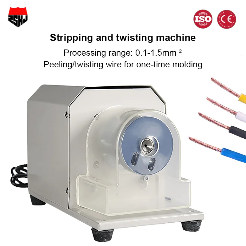 

Автоматический инструмент для зачистки проводов 2-в-1, 40 Вт, инструмент для скручивания электрического кабеля для проводов 0,1-1,5 мм2 (AWG 28-16), силовые шнуры