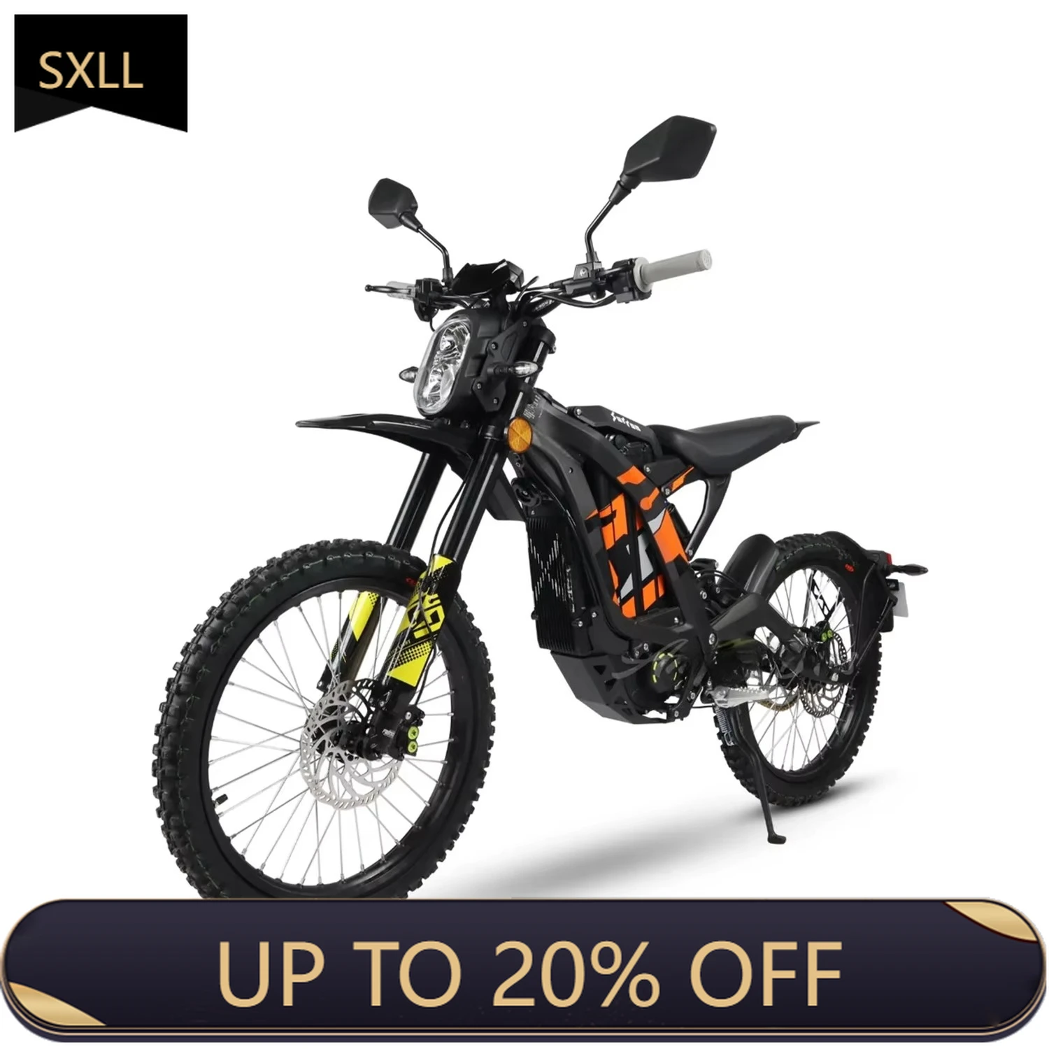 SXLL High Speed 6000W 75 km/h Adult Motorcycle Electric Motorcycle Adult Off-Road Electric Motorcycle