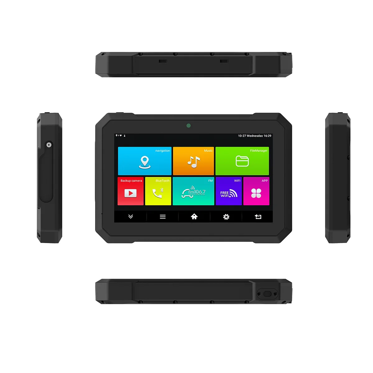 

Customized portable GPS motorcycle navigator, 7-inch 4G outdoor waterproof