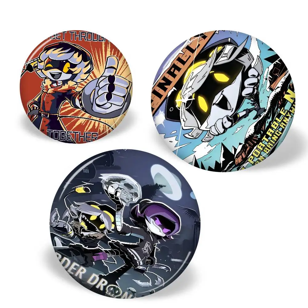 M-Murder D-Drones دبوس زر ناعم قابل للتخصيص للنساء مجوهرات إبداعية شارة مضحكة قبعة لمحبي الكرتون