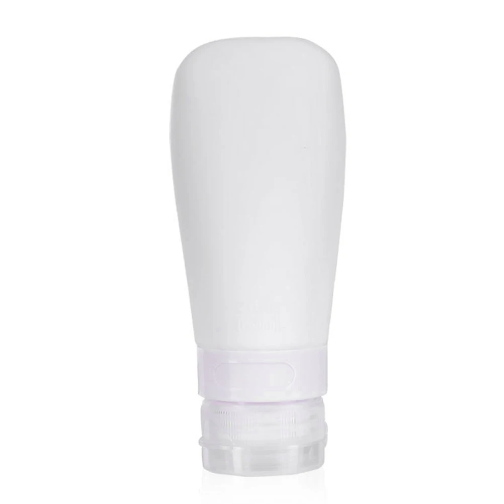 

4pcs 60Ml Silicone Bottles Leakproof Travel Lotion Containers Lightweight Durable Storage For Shampoo Makeup Remover