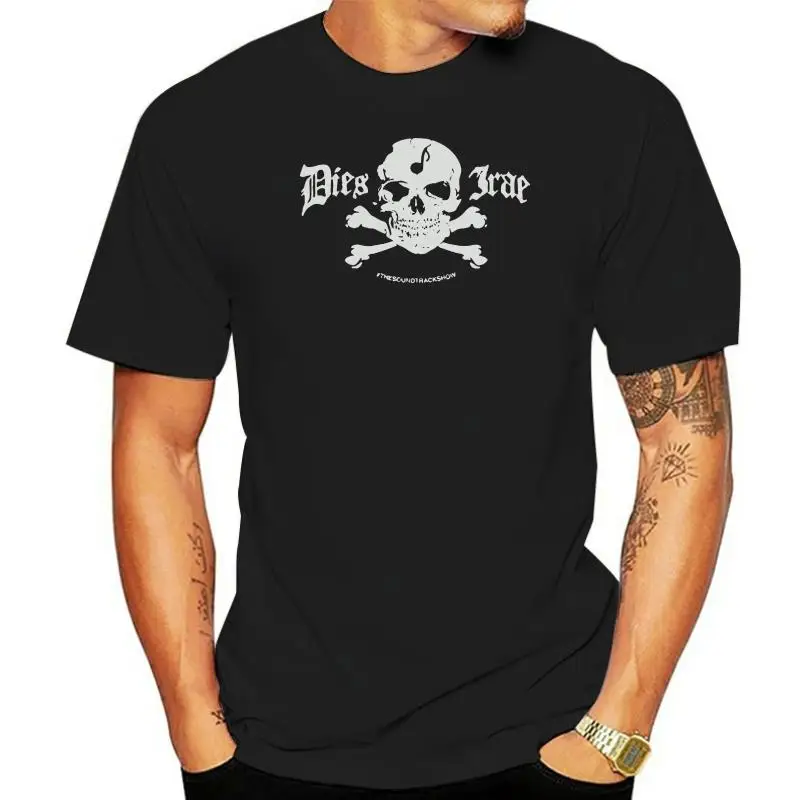 Men tshirt  Dies Irae Skull  Bones   The Soundtrack Show   T Shirt Printed T-Shirt tees top