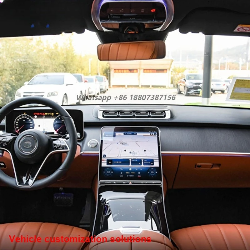 Atualização Quente para Painel de Carro Mercedes-Benz Classe S W221: Acessórios Internos para Atualização do W221 para W222