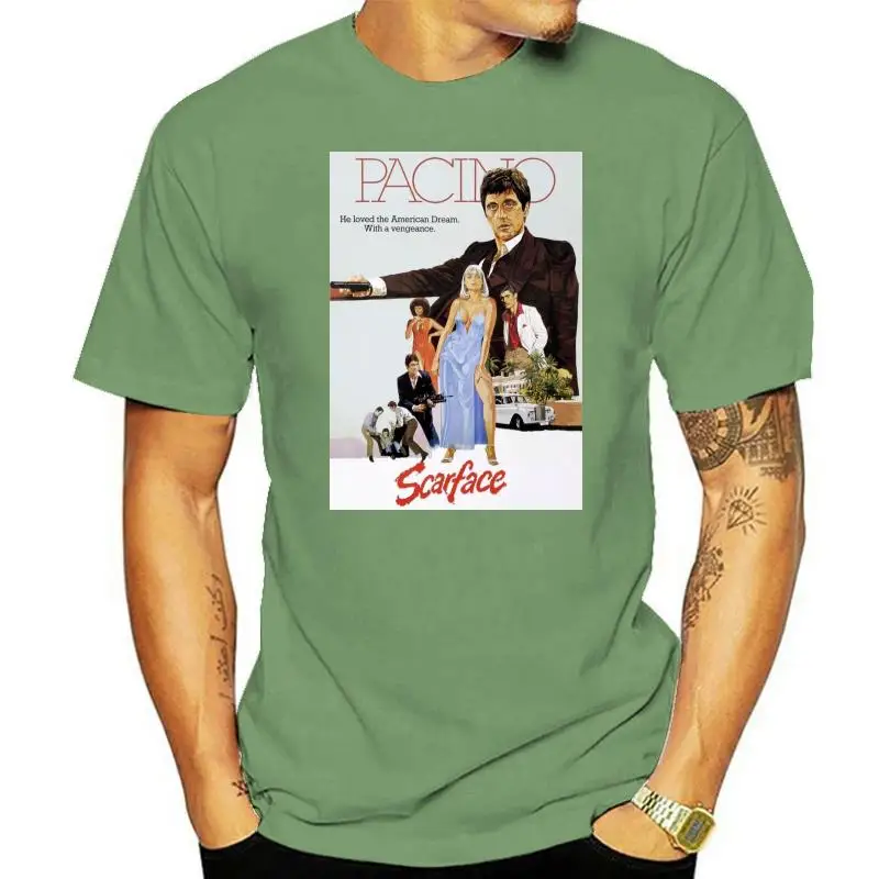 SCARFACE T shirt 1983 movie poster Al Pacino Brian De Palma Michelle Pfeiffer