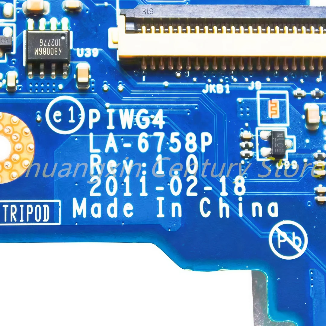 LA-6758P suitable for Lenovo Ideapad G770 Y770 laptop motherboard with HD 6650M 2G GPU 100% Tested Fully Work