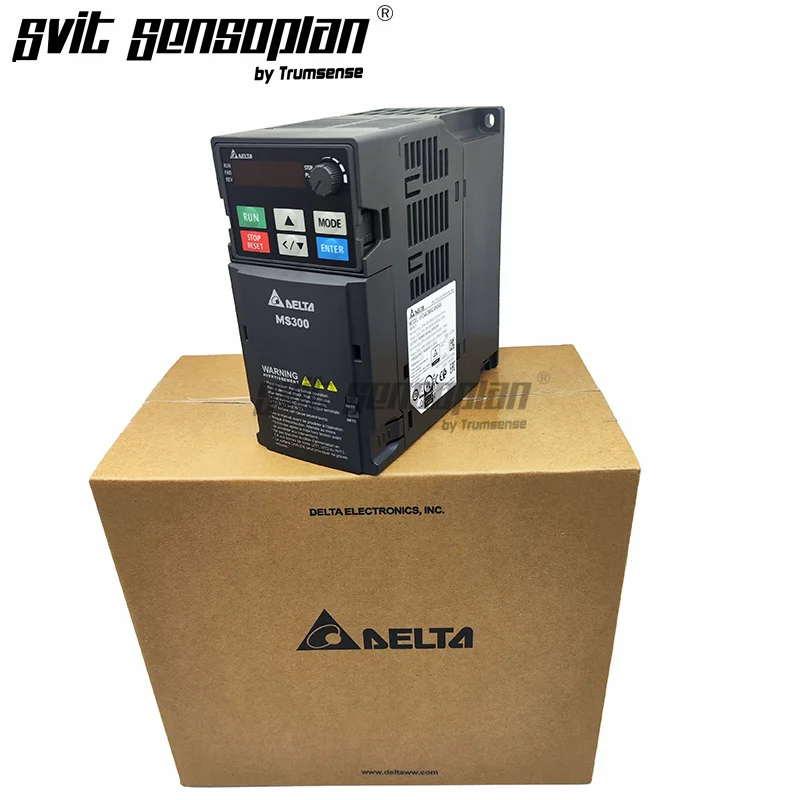 Inversor de Frequência Delta Genuíno sem Filtro Phase Saída de 460v Sto Embutido Ip20 Conversor Ms300 Vfd4a2ms43ansaa 15 kw