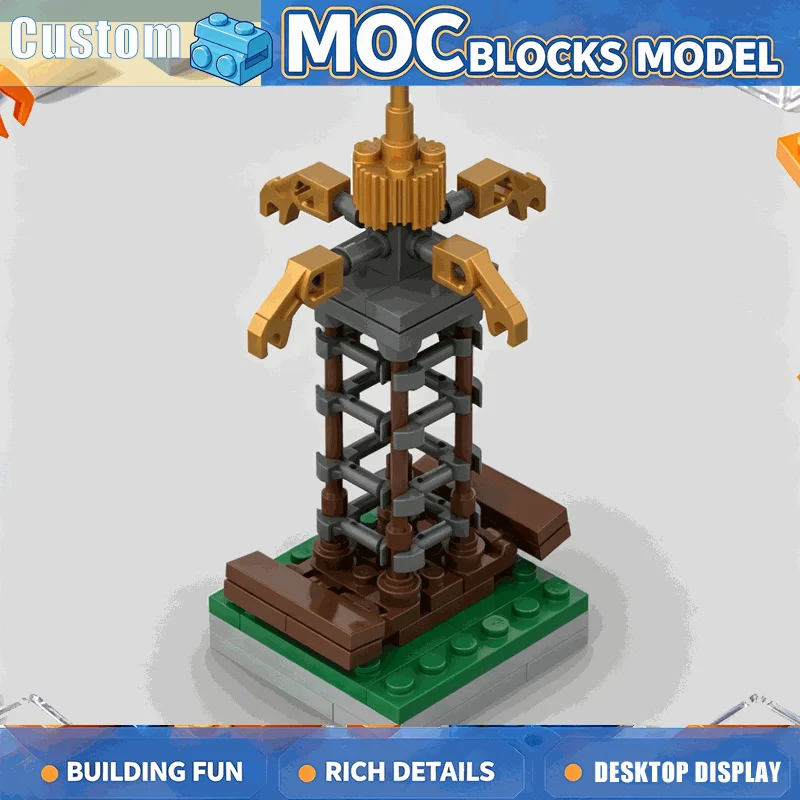 73 PCS Tech Tower Lightning Energy Model Custom Building Blocks DIY Assembly Educational Creative Collection Popular Gifts Toy
