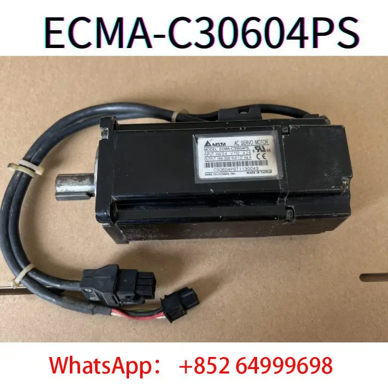 

second-hand Servo motor ECMA-C30604PS tested ok