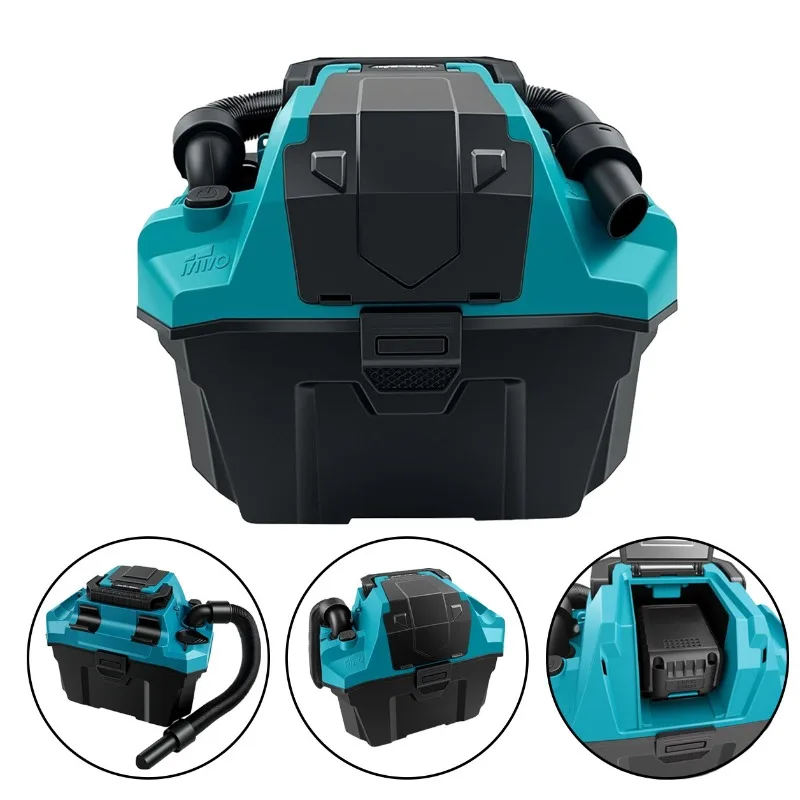 lithium battery rechargeable vacuum cleaner high power wireless portable factory workshop dust removal cleaning tool
