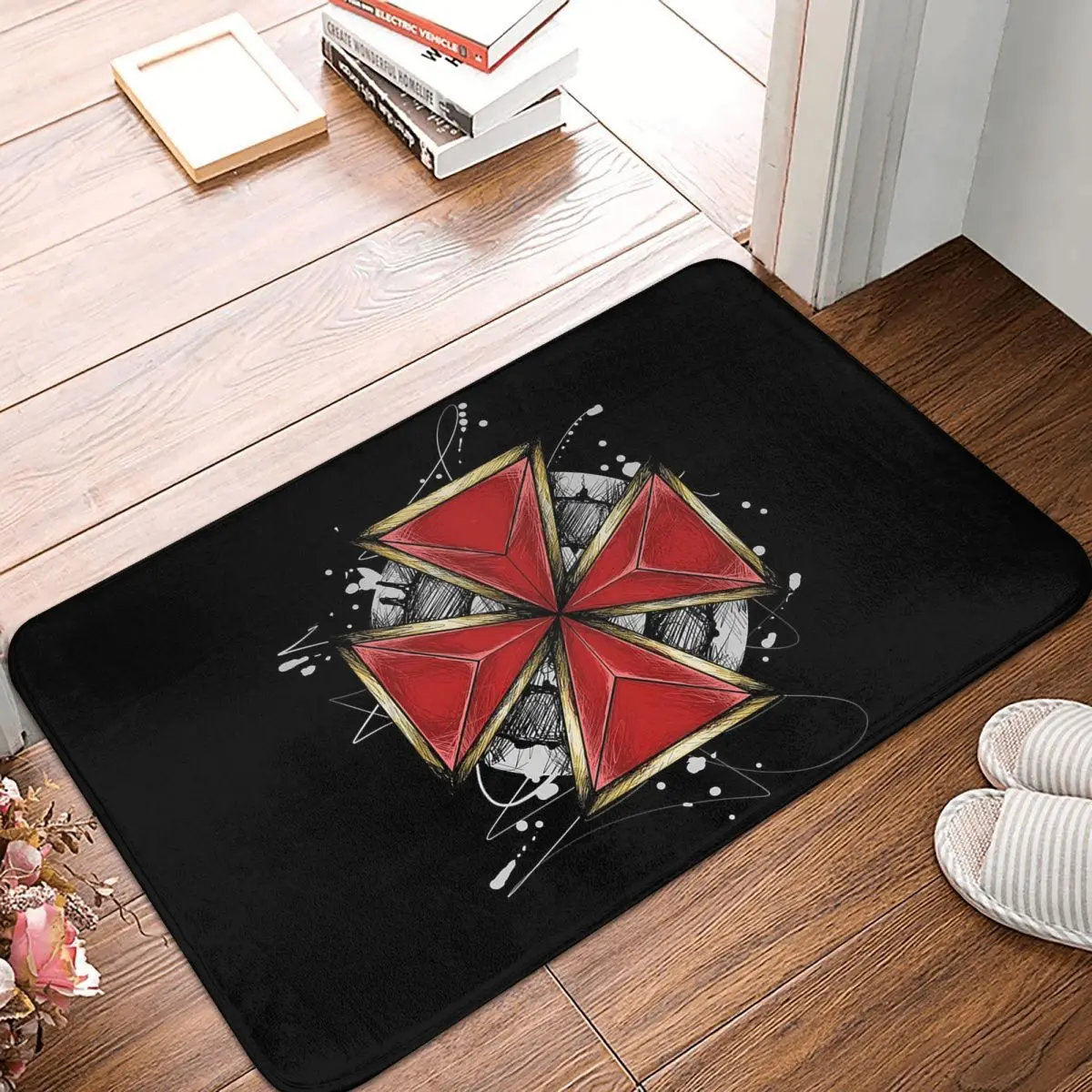 Knights Templars Cross Non-slip Doormat Floor Mat Carpet Rug for Kitchen Entrance Home Bathroom Living room Footpad Mats