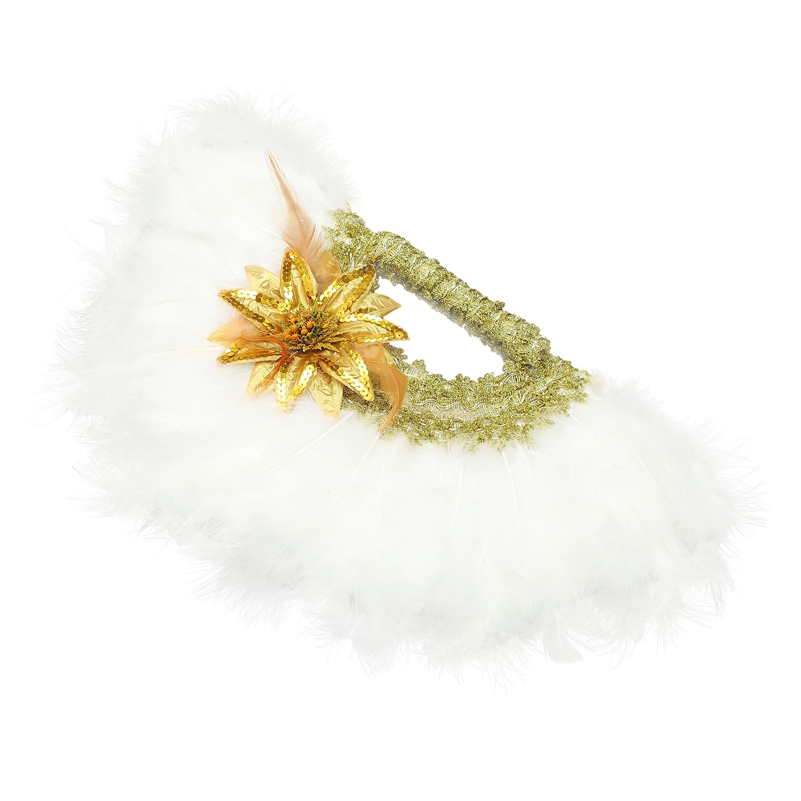 

Hand Fan Bridal Wedding Vintage Tea Party African Bouquet Bride Handheld Plume Design Long Lasting Durable Craft Decor