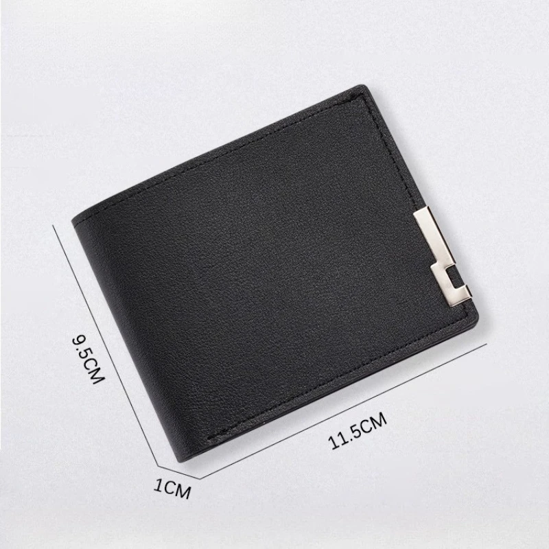قصيرة الرجال محافظ حامل بطاقة حامل صور سليم الذكور طباعة المحفظة عالية الجودة بولي Leather الجلود حقيبة المال محفظة رجالية صغيرة جديدة