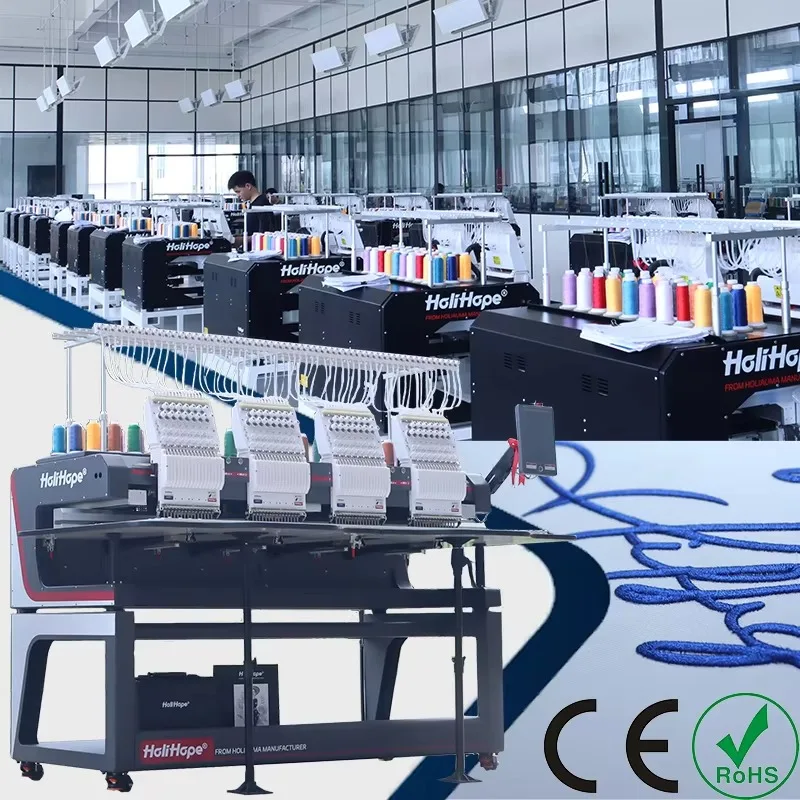 

[Best-selling] 10-Year Warranty Holihope Remote Control 4 Head Embroidery Machine Like Tajima Embroidery Machines For Sale Bette