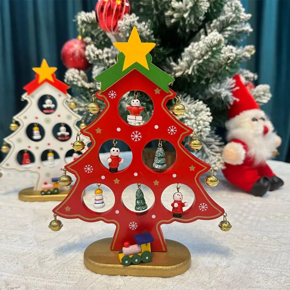 

Christmas Tree Christmas Decorations Desk Accessorie Tree Gifts New Navidad Statues Xmas Home Ornament Decorations Year Des P6E2