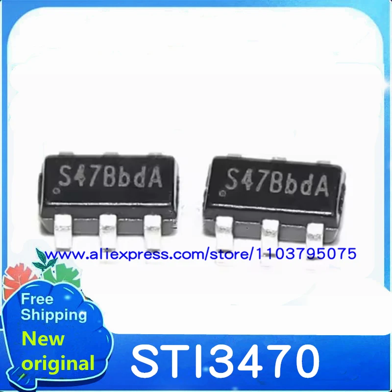 Il trasporto Libero 100 PZ ~ 3000 PZ/LOTTO STI3470 S47 SOT23-6 600 KHz, 18 V, 2A DC-DC NUOVO100% ORIGINALE
